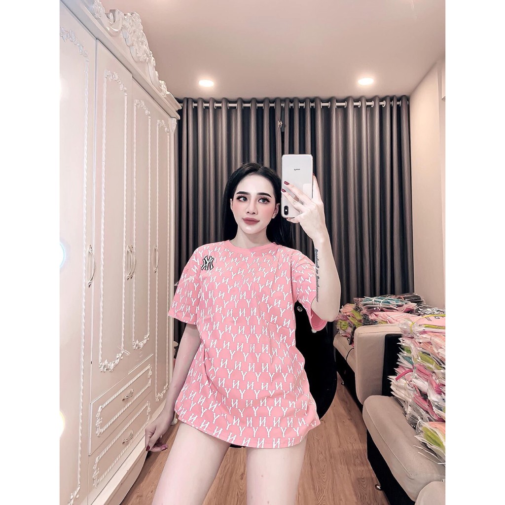 Áo phông NY tay lỡ form rộng unisex thêu Hot trend [freeship ] | BigBuy360 - bigbuy360.vn