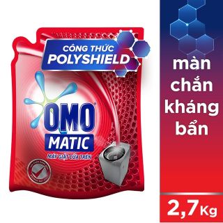Nước giặt Omo matic cửa trên 2,7kg