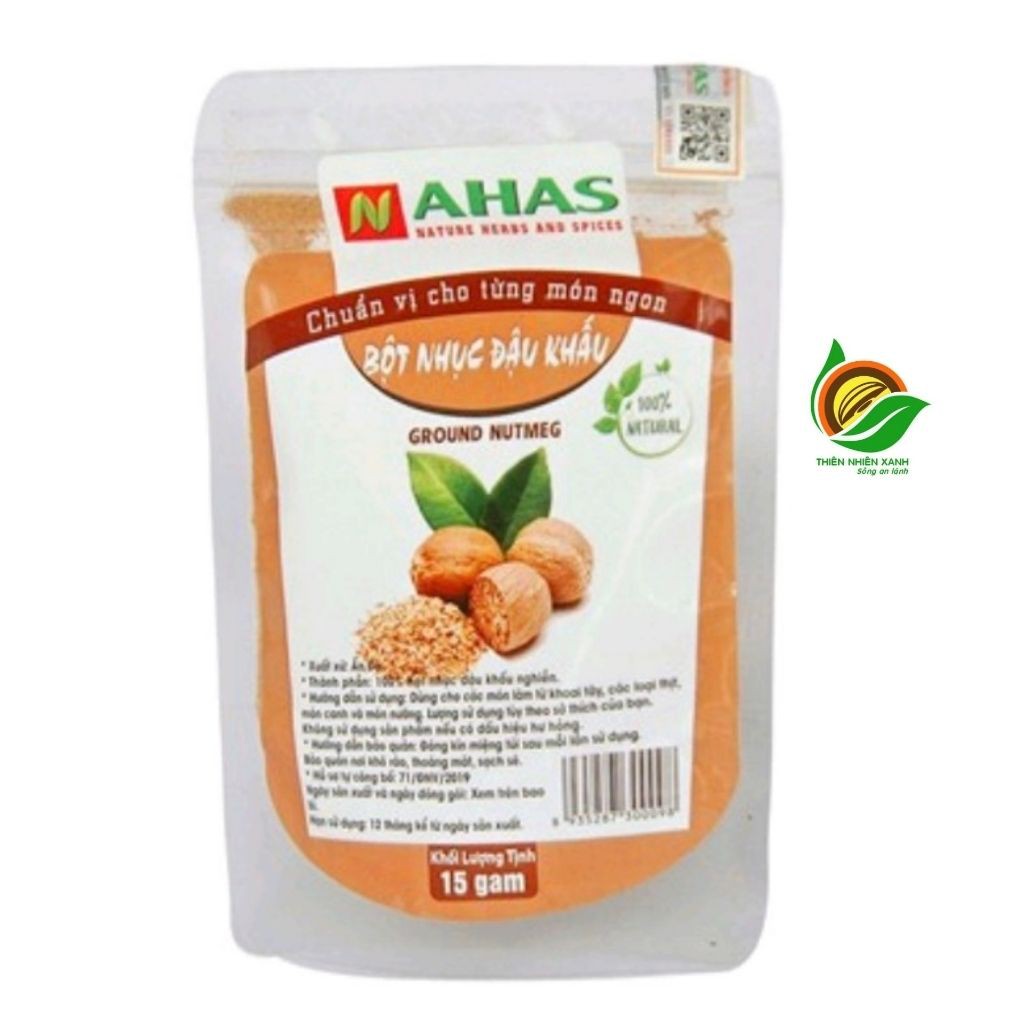 Bột nhục đậu khấu (Ground Nutmeg) làm bánh, xúc xích - Thiên Nhiên Xanh Nông sản an toàn