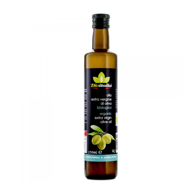 Dầu olive siêu nguyên chất hữu cơ Bioitalia Extra Virgin Olive Oil 250ml