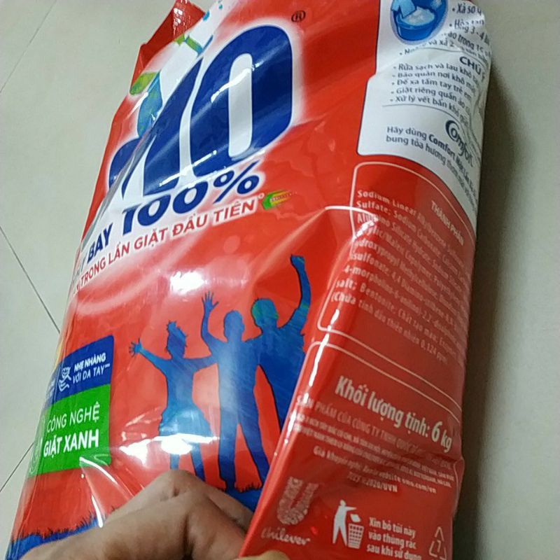 BỘT giặt Omo 5,7 Kg siêu tiết kiệm_ sạch mọi vết bẩn