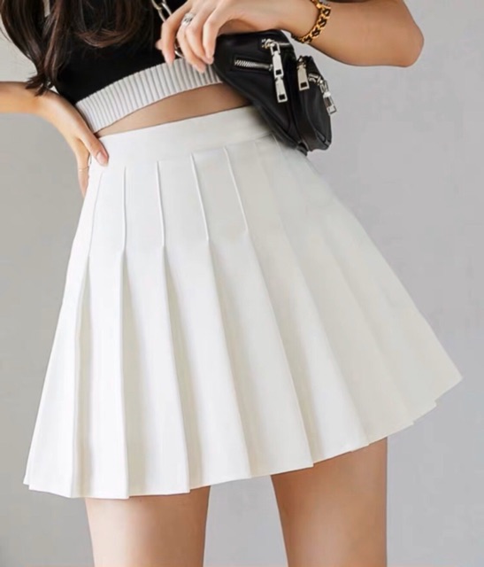 Chân váy TENNIS TRẮNG trơn có quần trong | BigBuy360 - bigbuy360.vn