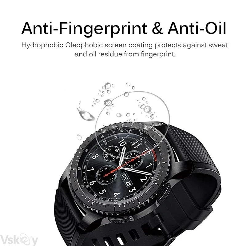 Bộ 3 kính cường lực bảo vệ màn hình tiện dụng cho đồng hồ Samsung Galaxy Watch 4 Classic 42mm 46mm 40mm 44mm