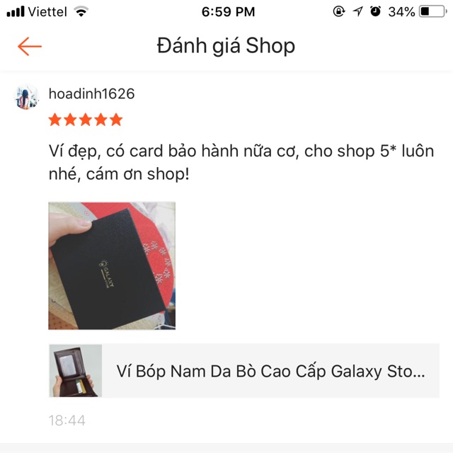 Ví Bóp Nam Da Bò Cao Cấp Galaxy Store SGVN02