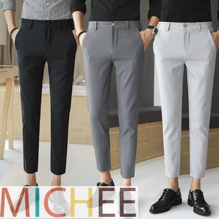 Quần âu nam MICHEE chất vải tuyết mưa ,co giãn 4 chiều dáng ôm body chống nhăn | BigBuy360 - bigbuy360.vn