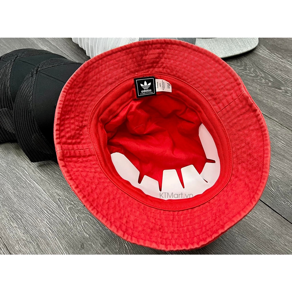Mũ Adidas Originals Washed Red Bucket Hat