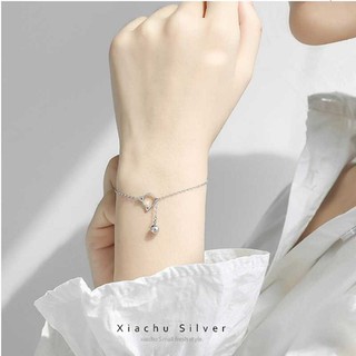 Lắc tay bạc nữ 925 phong cách hàn quốc dễ thương
