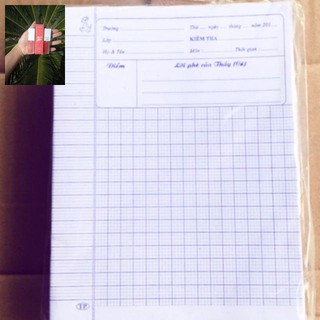 Set 200 tờ giấy kiểm tra cho học sinh