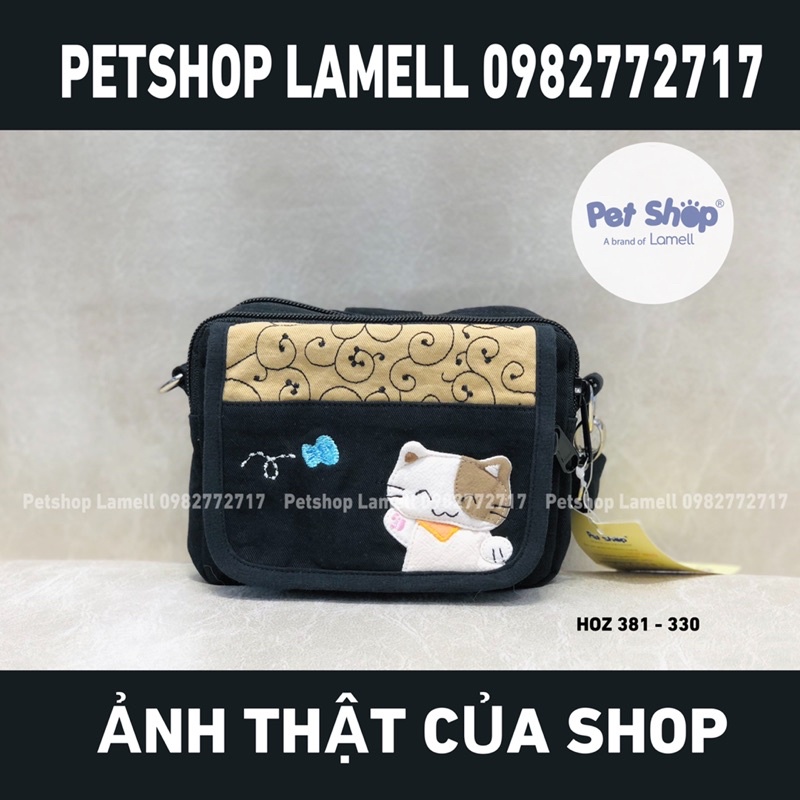 Túi đeo chéo nhiều ngăn xinh xắn PETSHOP HOZ 381