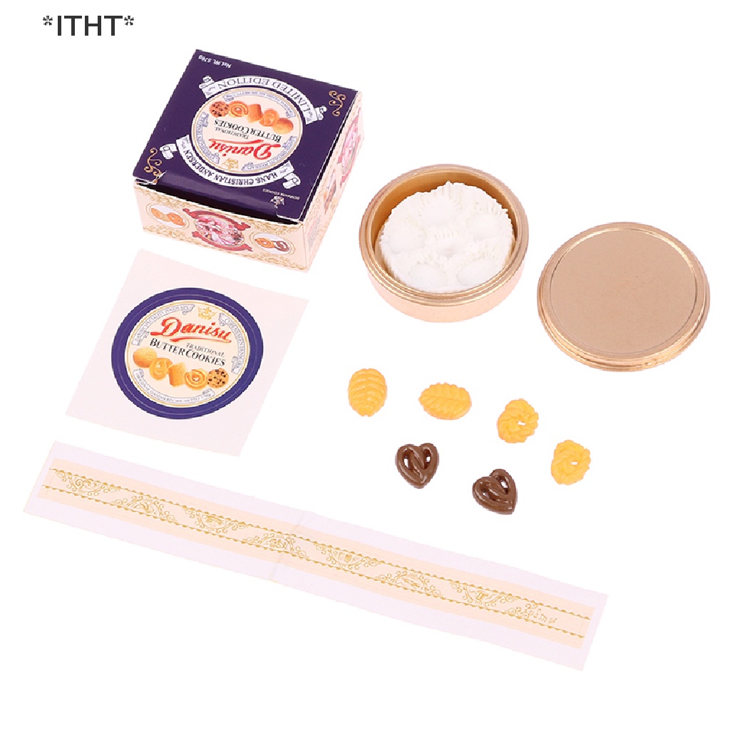 Mô Hình Hộp Bánh Quy Sô Cô La Tỉ Lệ 1 / 12 Xinh Xắn