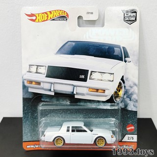 [New] Xe mô hình 1:64 Hot Wheels Premium 2020 - Car Culture - Power Trip - 87 Buick Regal GNX GJR02 (Bánh cao su)