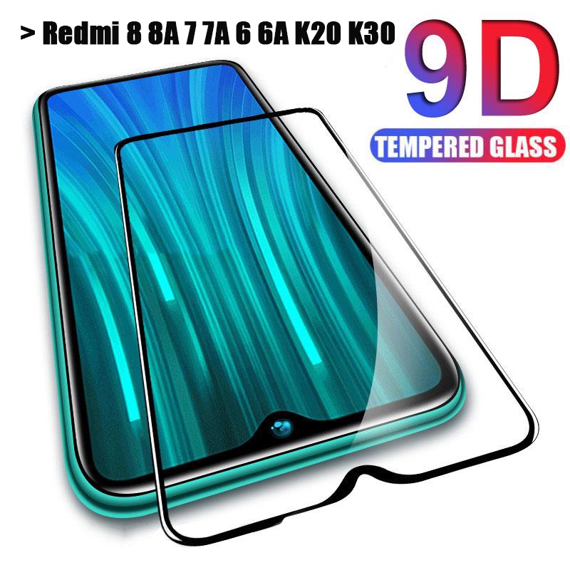 Kính Cường Lực Toàn Màn Hình Cho Xiaomi Redmi 9T 9 9A 9C 8 8A 7 7A 6 6A K20 K20Pro K30 K30Pro