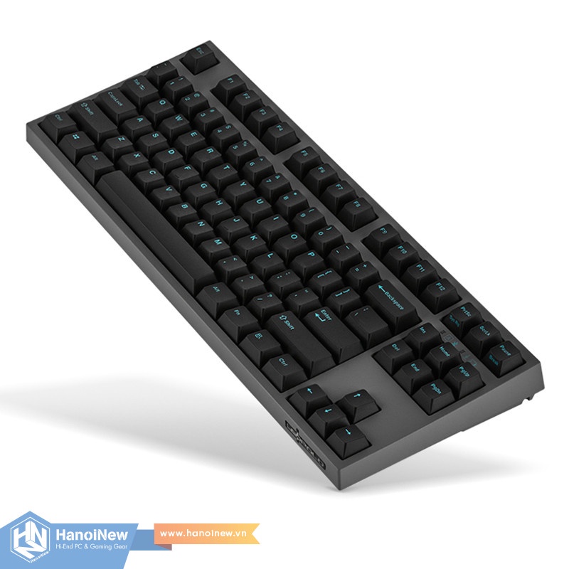 Bàn Phím Cơ Leopold FC750R PD BT Sky Blue Font  Bluetooth