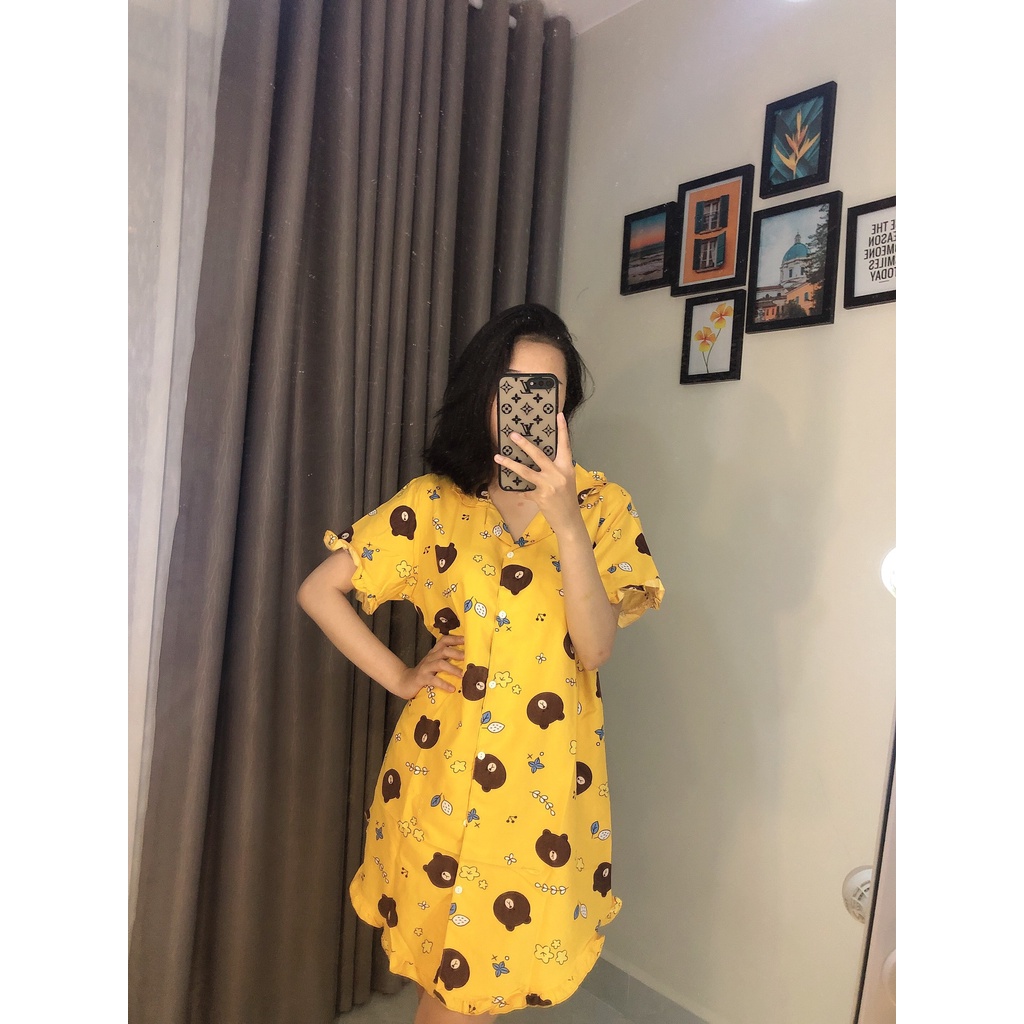 Đầm Ngủ Kate Thái Dễ Thương - Form dưới 65kg