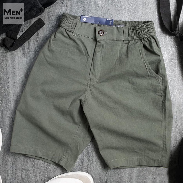 Quần short nam vải đũi linen cao cấp mặc siêu nhẹ siêu mát - Quần đũi ngố nam cao cấp - Quần đùi nam