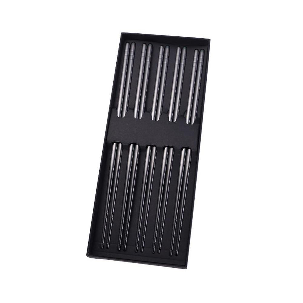 YIYU Đũa Ăn Nhẹ An Toàn Có Thể Tái Sử Dụng Kèm Hộp Đựng