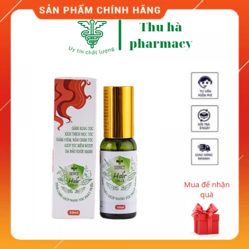Senci Hair Cells – Kích thích mọc tóc, giảm gãy rụng, lọ xịt 50ml