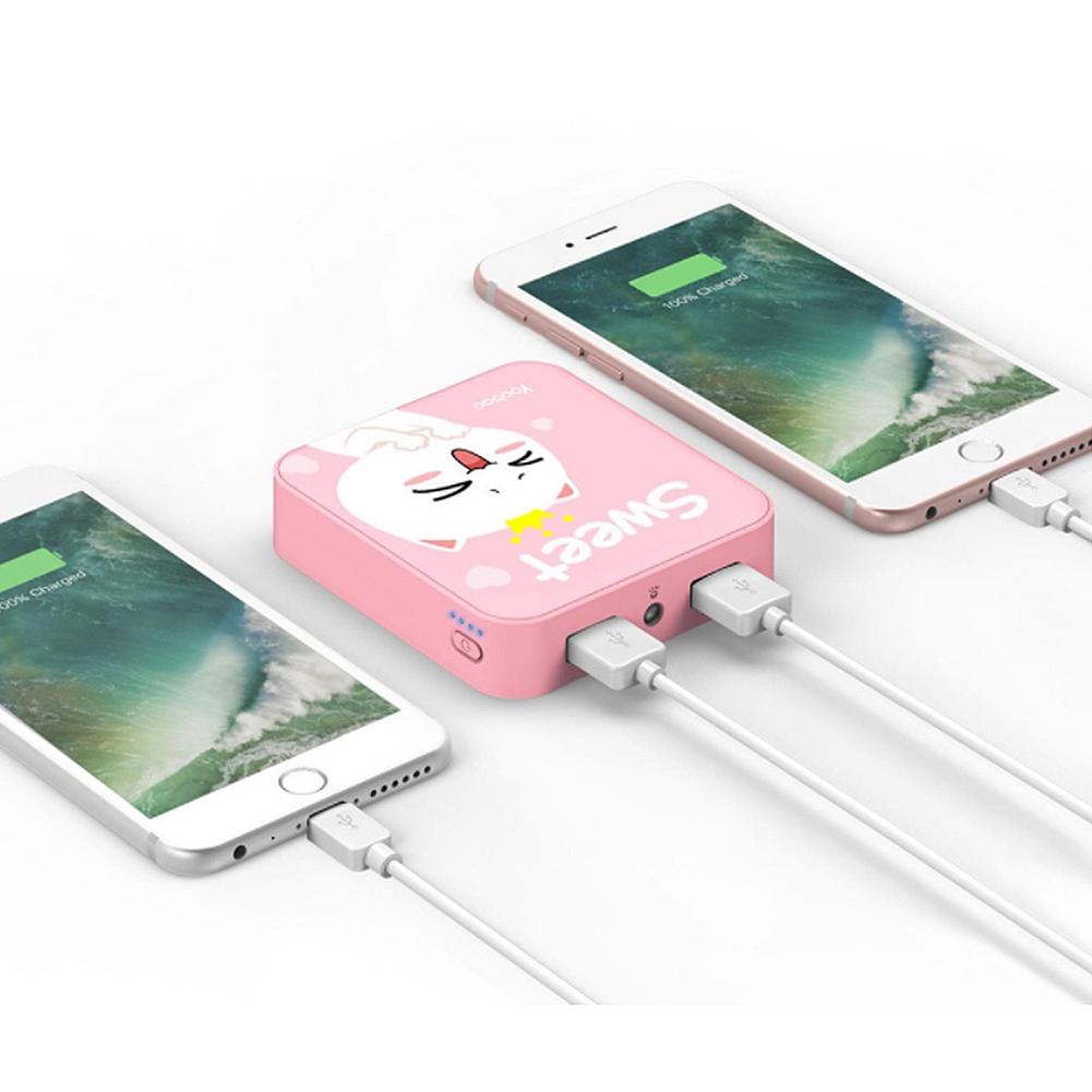 Yoobao YB6024 Power Bank 1000mAh Dual USB Nguồn di động có đèn pin LED