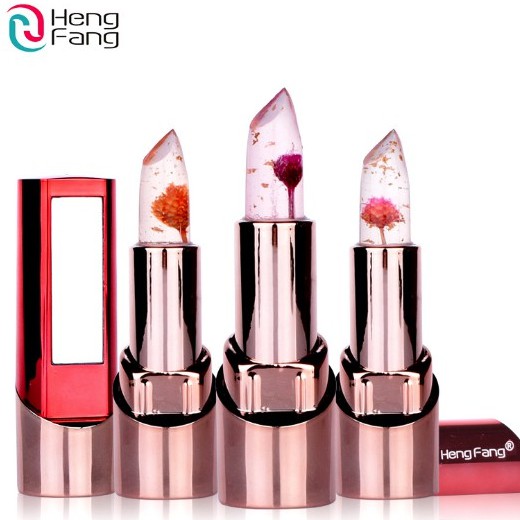 Son dưỡng môi có màu - Son thạch ép cánh hoa Heng Fang