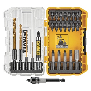 Nhập mỹ - bộ mũi khoan dewalt dw2504tg tough grip set steel hex shank screwdriver bit set