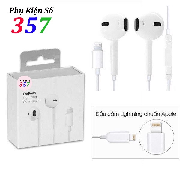Tai Nghe IPhone Lightning Zin Bóc Máy Chính Hãng BH 12 THÁNG