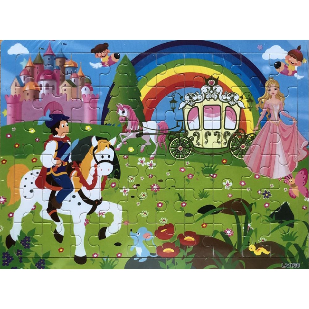 ⚡️𝗙𝗥𝗘𝗘𝗦𝗛𝗜𝗣⚡️ Bộ Tranh Ghép Hình Puzzle 60 miếng Cho Bé, Đồ Chơi BaBiBo