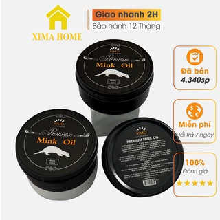Mink oil mỡ chồn ximo chuyên bảo dưỡng đồ da, làm mới, phục hồi giày da, túi xách, áo da, ví da, ghế sofa xi01 xima home