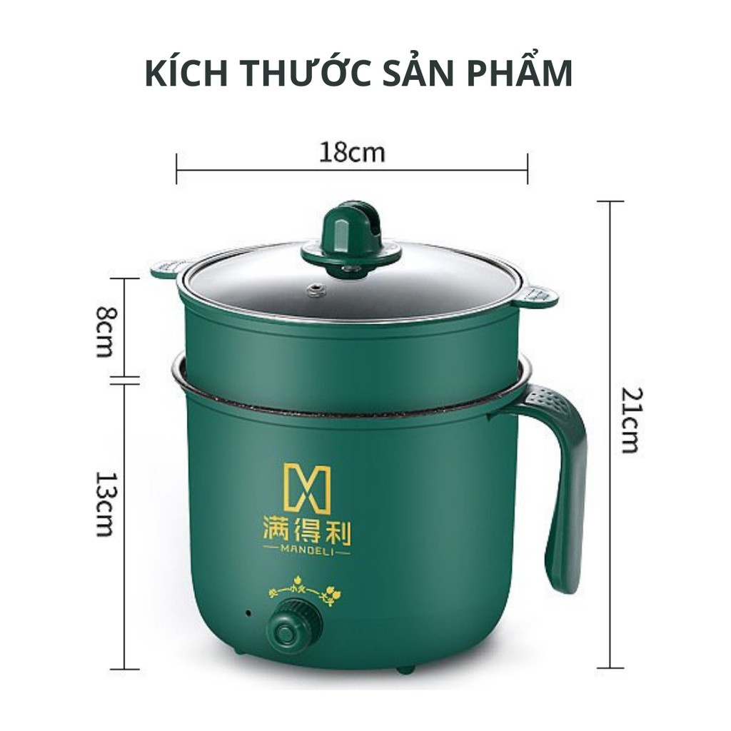 [DEAL 50%] NỒI ĐIỆN SIÊU TỐC 2 TRONG 1 NẤU kiếm HẤP,  ĐIỀU CHỈNH NHIỆT ĐỘ