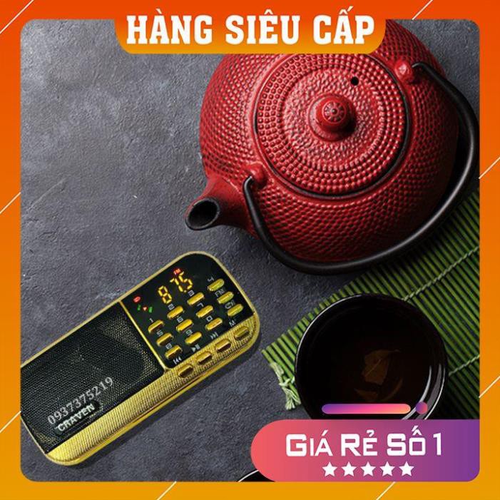 [Hàng xịn] Loa Nghe Nhạc USB Thẻ Nhớ FM CR-836s - Máy Nghe Pháp Đa Năng Craven 836s - Siêu Bền