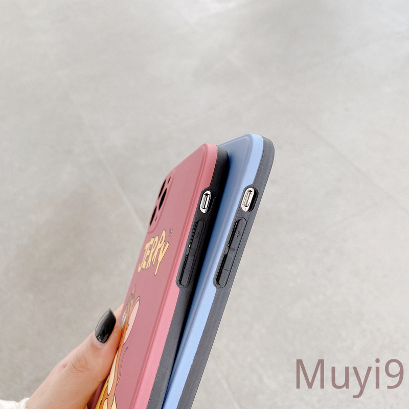 Ốp điện thoại dẻo họa tiết Tom/ Jerry hoạt hình vui nhộn thời trang cho IPHONE 12 11 PRO MAX X XS MAX XR 8/ SE 2 7 PLUS | BigBuy360 - bigbuy360.vn