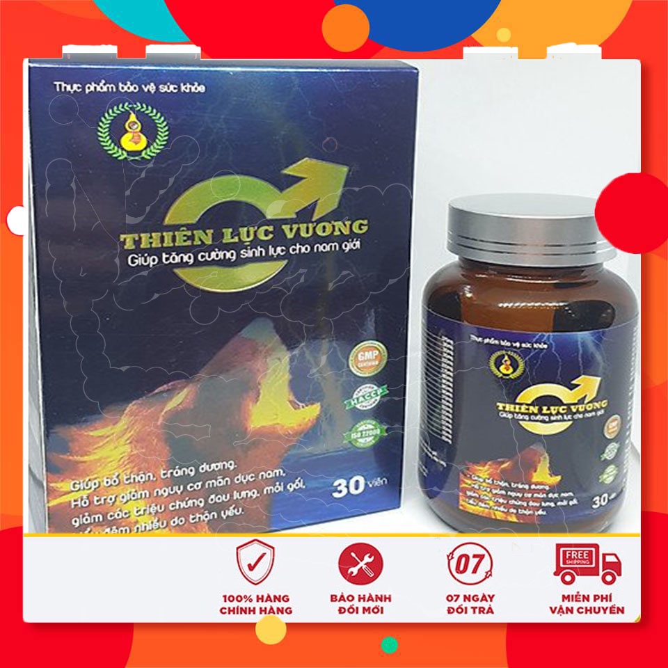 Viên uống- Viên Tăng Cường Sinh Lý  Nam Giới THIÊN LỰC VƯƠNG- 30 Viên