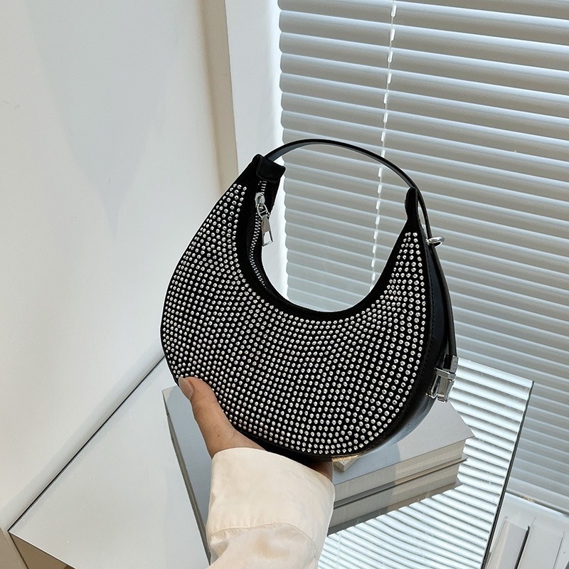 Túi đeo dưới cánh tay / Xách Tay Đính Kim Cương Giả Sức Chứa Lớn Mẫu 2022 NB00349 Thời Trang Mùa Hè Cho Nữ