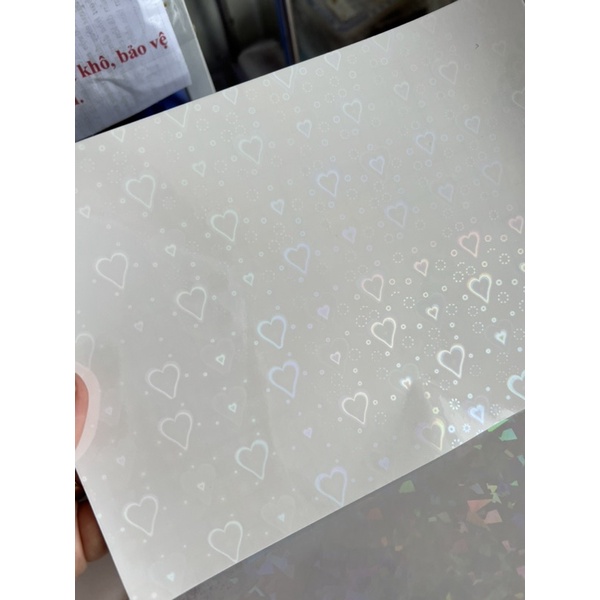 MIẾNG DÁN DECAL HOLOGRAM TRANG TRÍ ẢNH KHỔ A5