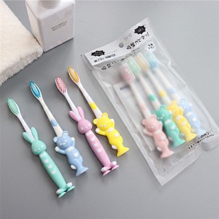 sét 4 bàn chải hình  đánh răng cho bé