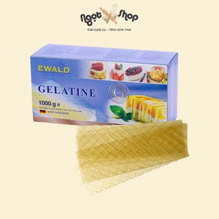 Gelatine lá Đức làm bánh ngọt, kẹo dẻo, pudding