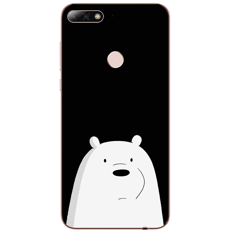 Ốp điện thoại silicon họa tiết We Bare bear hoạt hình cho ZTE Nubia V18 N1 N2 N3 M2 M3 Lite Play Axon 10 Pro