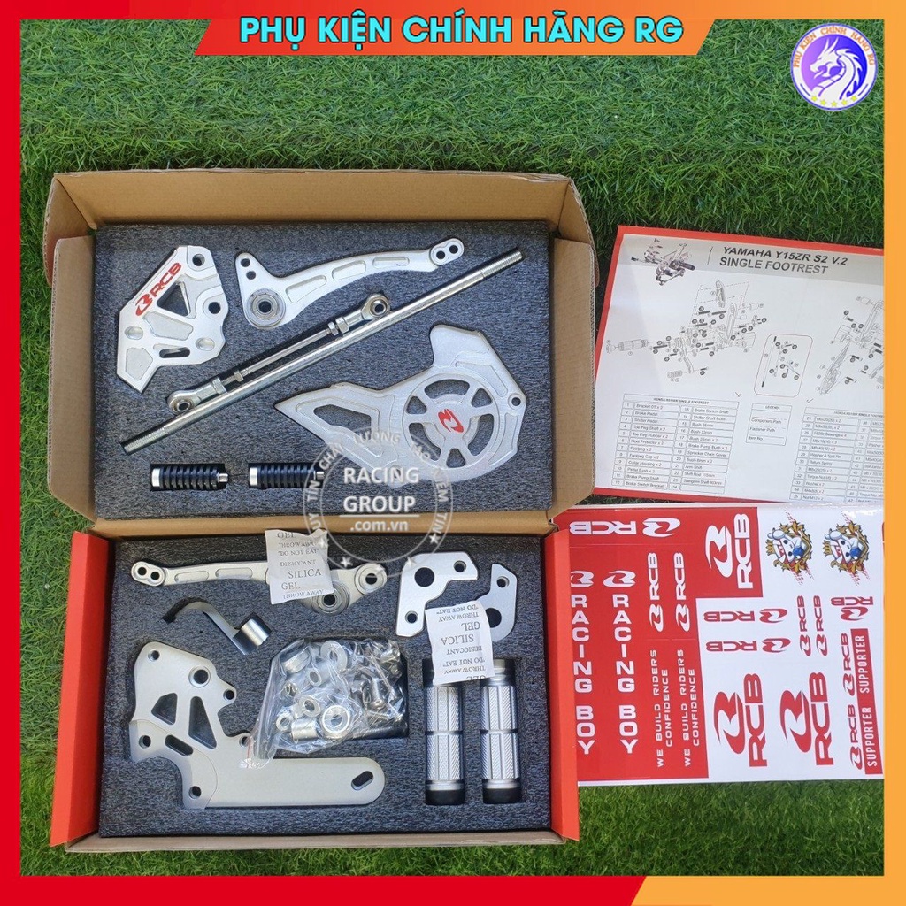 Bộ cần số móc Exciter150 từ nhôm nguyên khối CNC cao cấp hàng chính hãng RCB bảo hành 1 năm