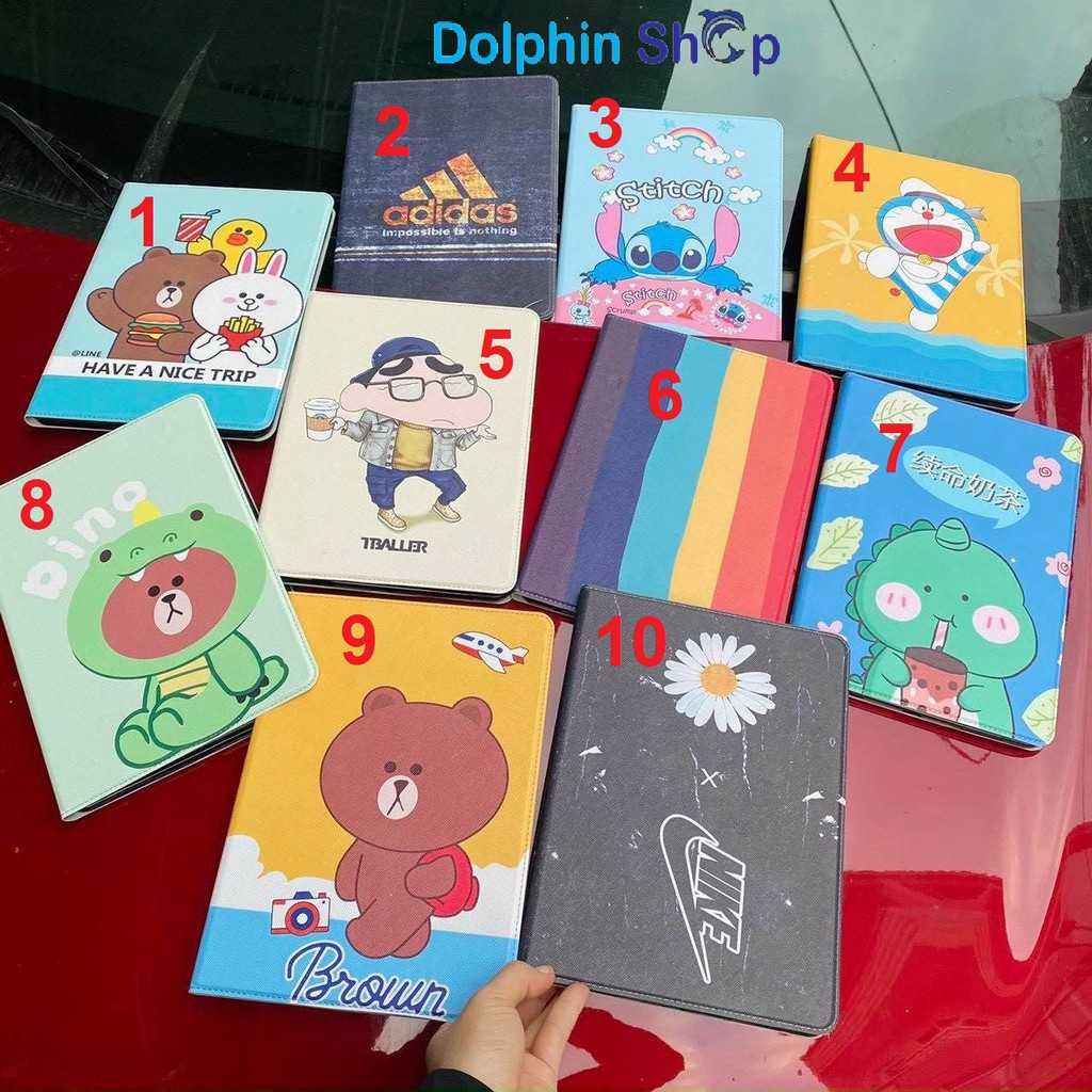 Bao Da Vải iPad Ngộ Nghĩnh Mini 1/2/3/4/5. iPad 5/6/7/8, Pro 10.5, Pro 11