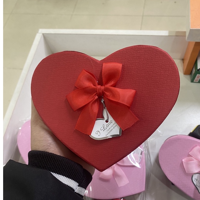 Hộp đựng quà hình trái tim cao cấp quà tặng valentine noel sinh nhật