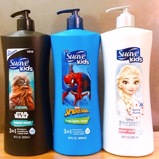 Sữa tắm Suave Kids cho bé trai và bé gái mẫu mới