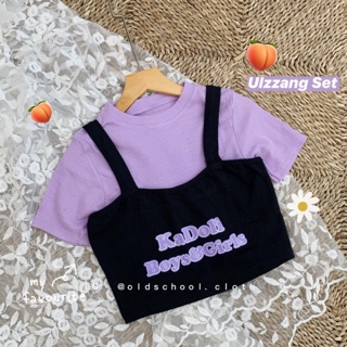SET CROPTOP TÍM 2 MÓN (ảnh thật/sẵn)