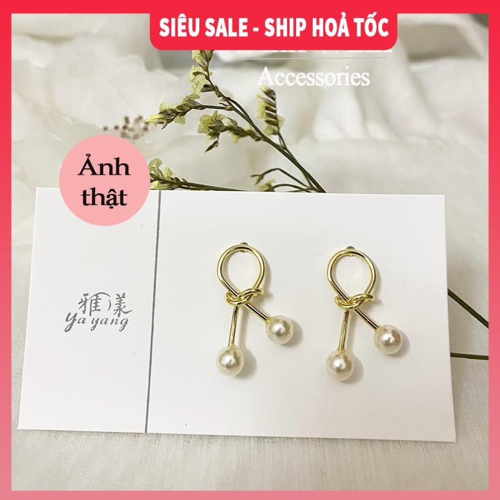 [SIÊU SALE - KÈM ẢNH THẬT] Bông tai hình trái cherry| Khuyên tai nữ đẹp 2021 - Trang sức Wink Accessories L1L05