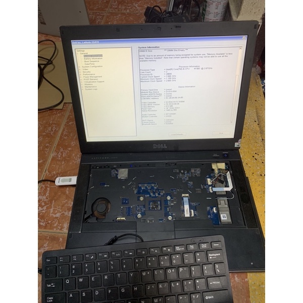 Rã xác laptop dell latitude e6410 bán linh kiện không bảo hành nhé
