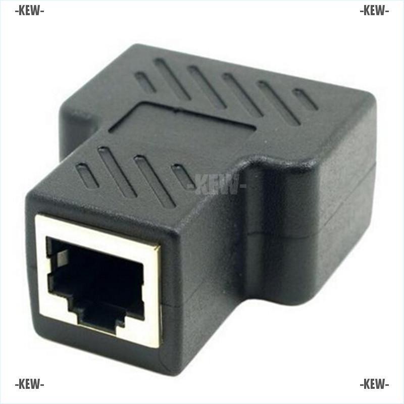 KEW ❤ 1 To 2 Ways RJ45 LAN Ethernet Network Cable Female Splitter Connector Adapters | BigBuy360 - bigbuy360.vn