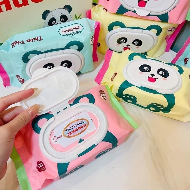 Khăn ướt thiên phúc gói 100 tờ tiện dùng cho bé và người lớn