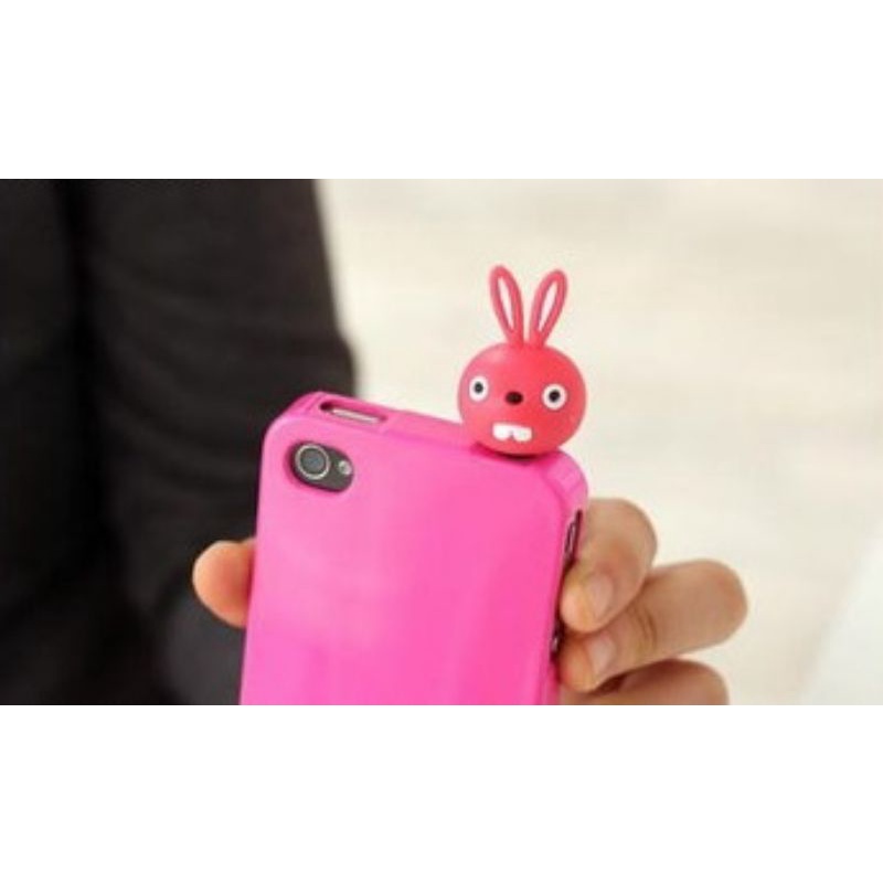 Nút bịt tai chống bụi hình thú dễ thương cho iPhone Samsung Oppo vivo