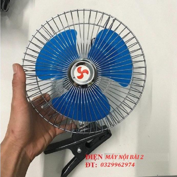 Quạt chạy ắc quy 12v