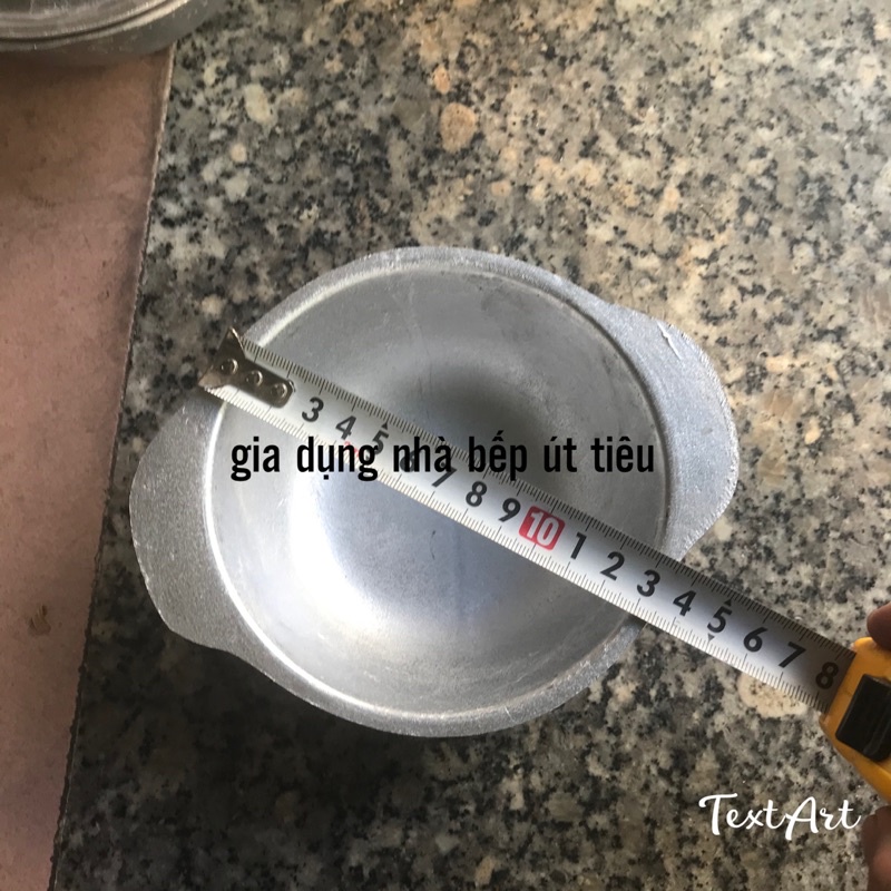 Nồi gang niêu đúc nút vặn đẹp bền 5 size
