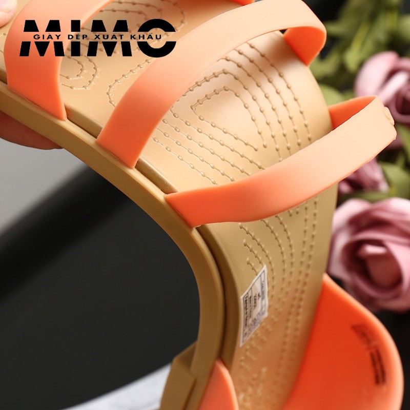 Sandal Nữ, Quai Hậu Cross Tulum, nhựa mềm nhiều màu cho nữ
