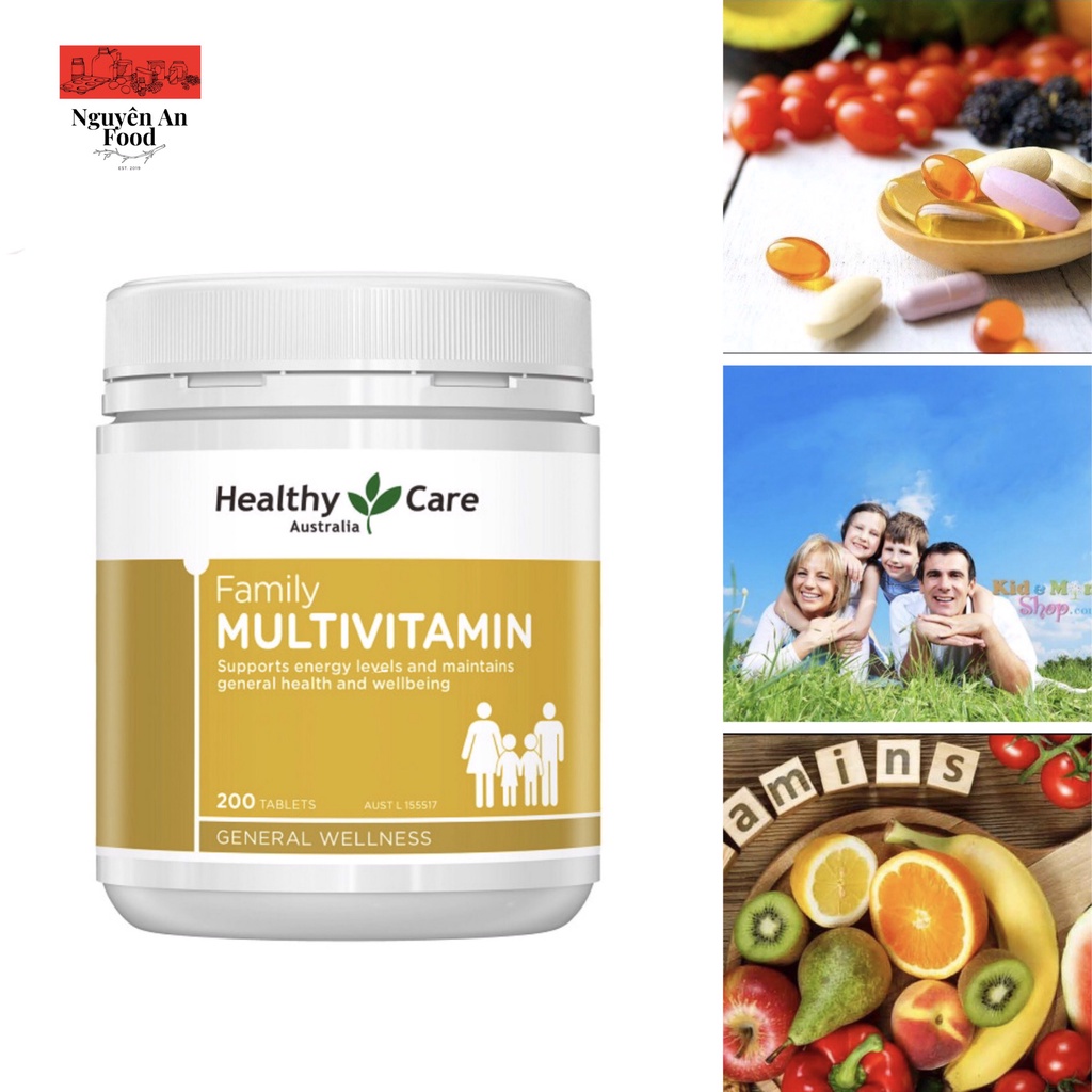 Viên Nhai Vitamin Tổng Hợp Cho Cả Gia Đình Healthy Care Family Multivitamin